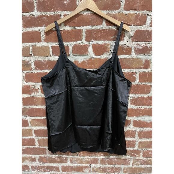 Torrid Size 3 Womens Black Silk Cami Tank Top Plus Size NWT - Picture 3 of 3